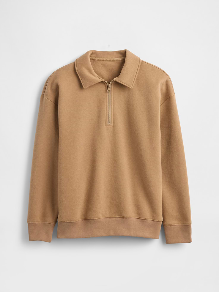 Image number 2 showing, Kids VintageSoft Quarter-Zip Pullover