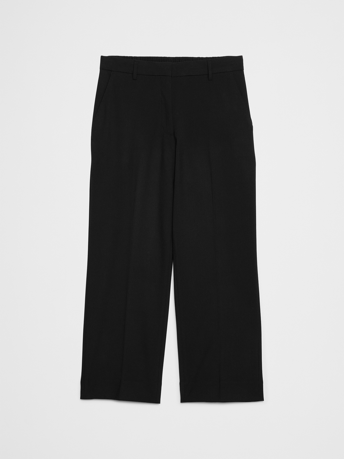 Image number 4 showing, Straight High-Rise Sculpted Easy Trouser