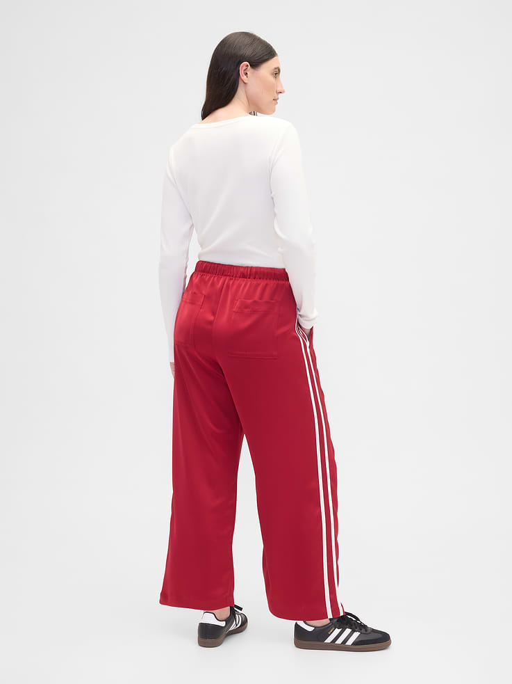 Image number 6 showing, Satin Straight-Leg Crop Pants