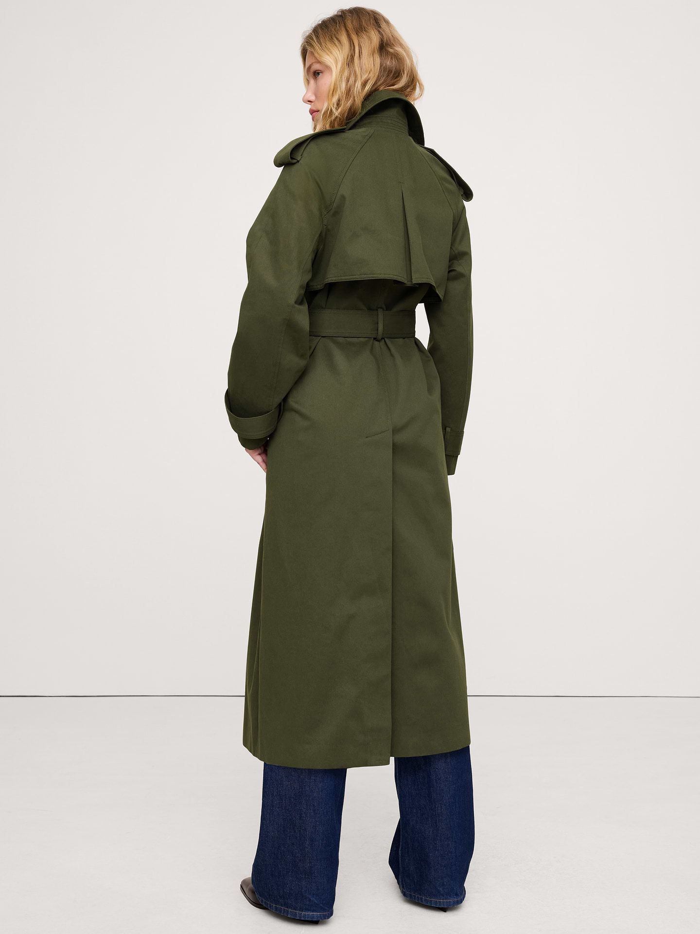 L'image numéro 3 présente Trench en coton classique