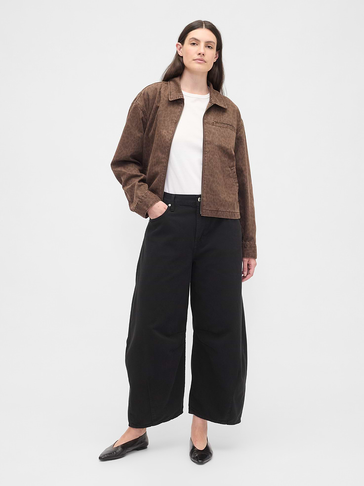 Image 5 of 7, High Rise Horseshoe Crop Jeans