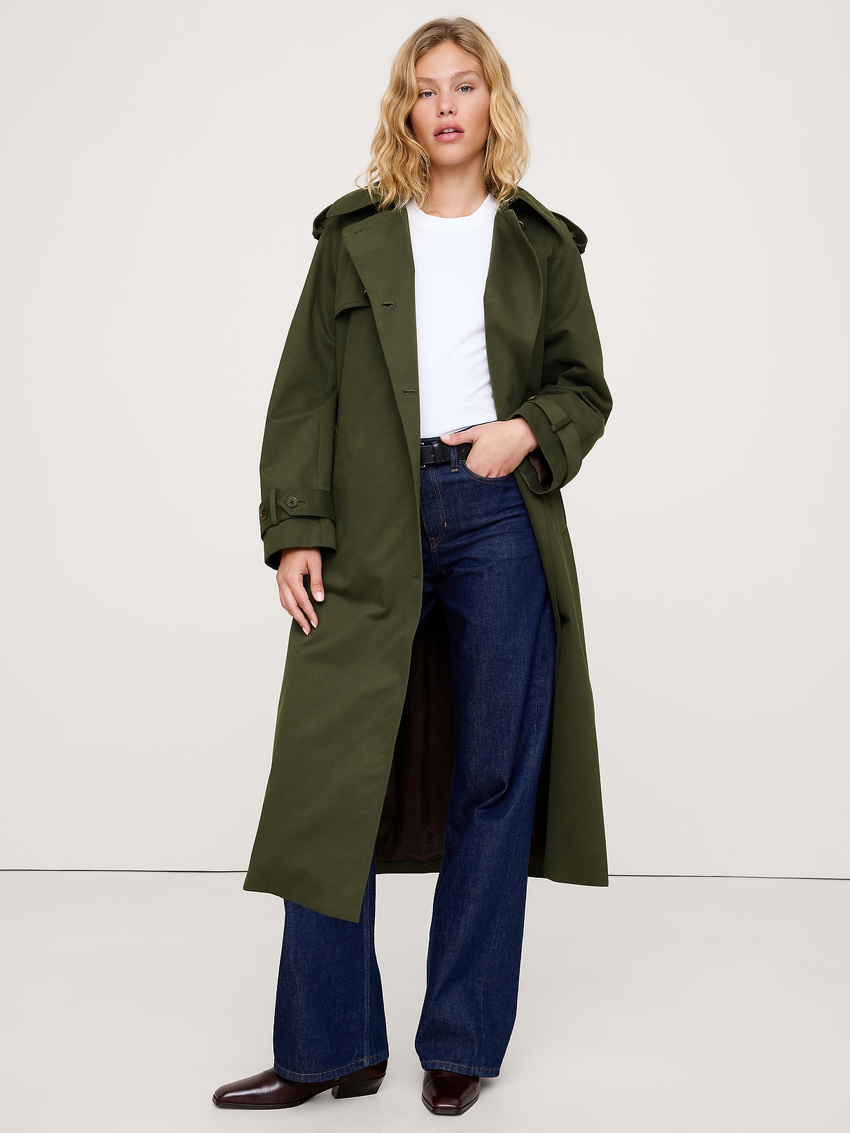 Classic Cotton Trench Coat | Banana Republic