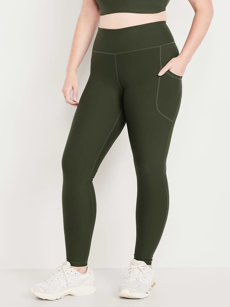 L'image numéro 4 présente Legging PowerSoft pleine longueur à poche à taille haute