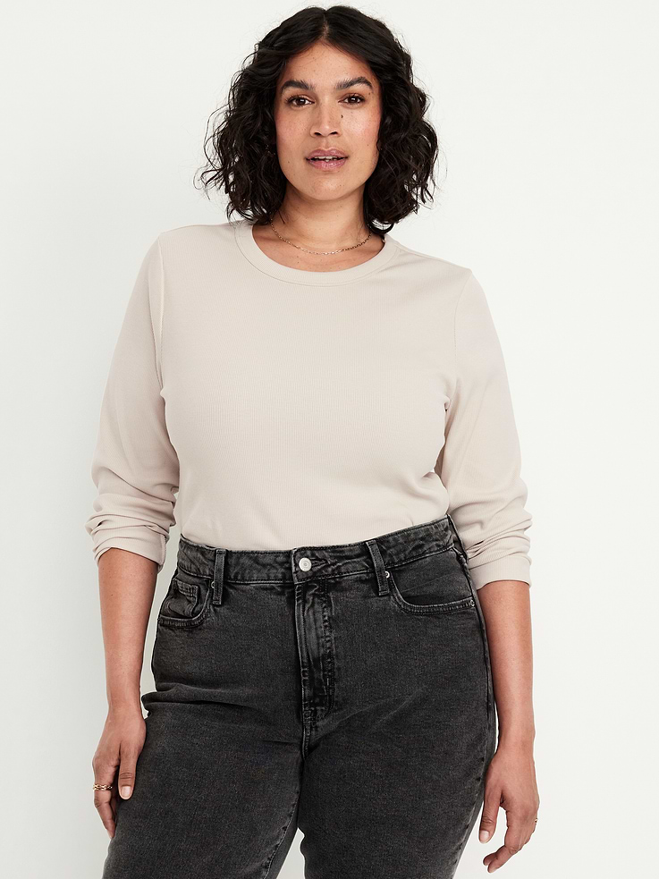 Image number 6 showing, Snug Long-Sleeve Crew-Neck T-Shirt