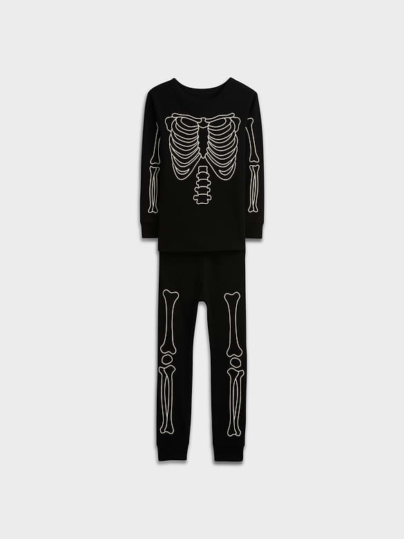 Kids & babyGap 100% Organic Cotton Glow-in-the-Dark PJ Set