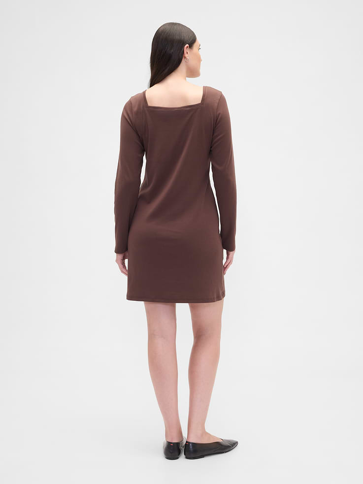 Image 5 of 6, Squareneck Mini Dress