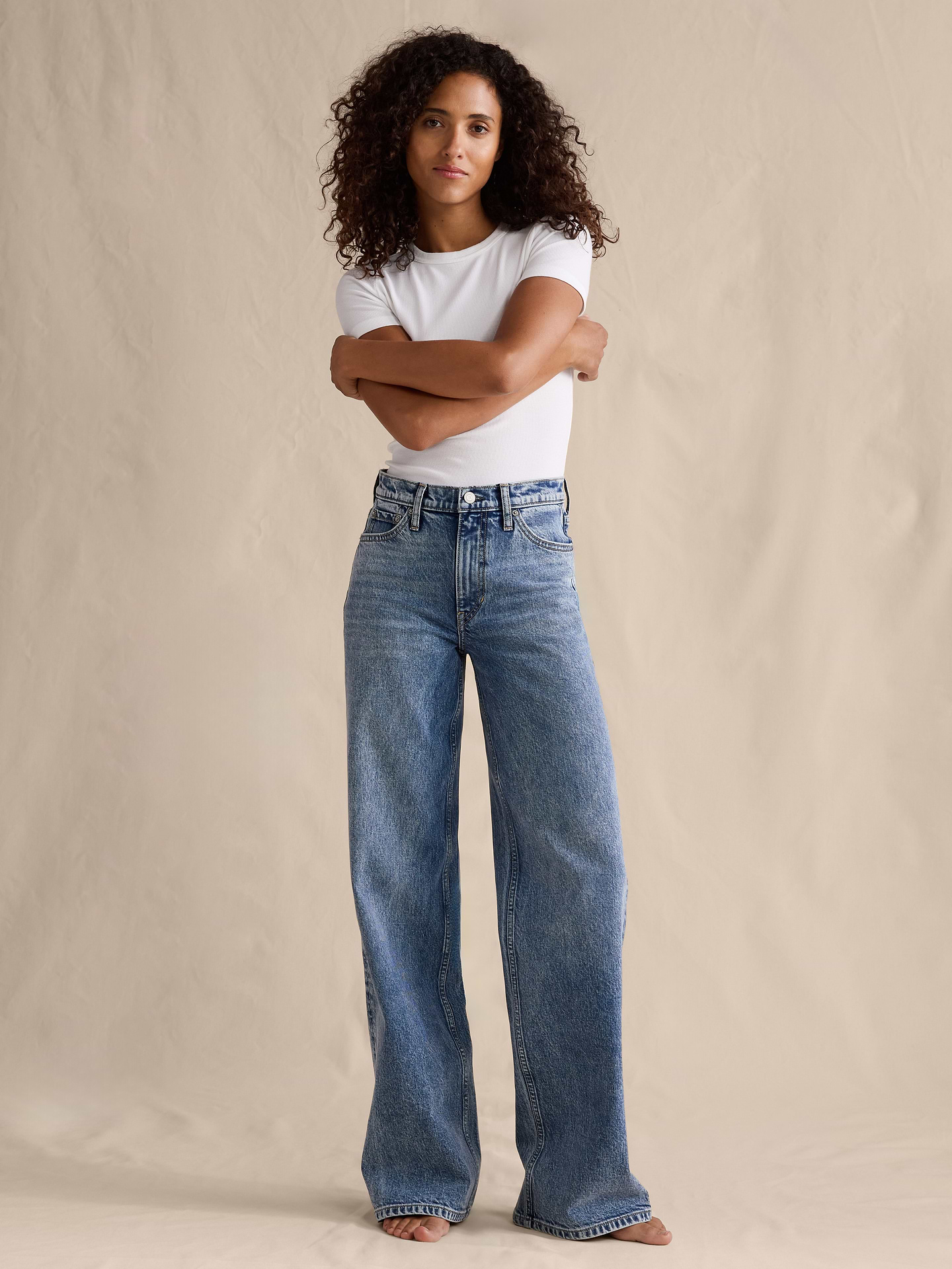 Image number 5 showing, The Icon Classic Wide-Leg Jean