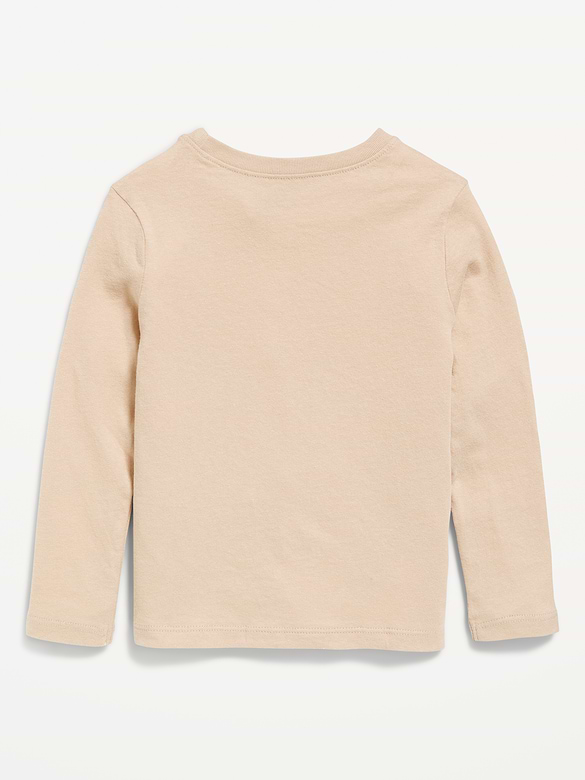 Long-Sleeve Unisex Graphic T-Shirt for Toddler
