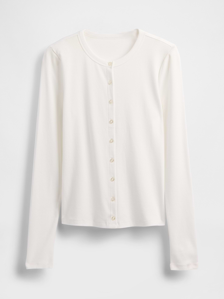 Image number 5 showing, Modern Crewneck Cardigan