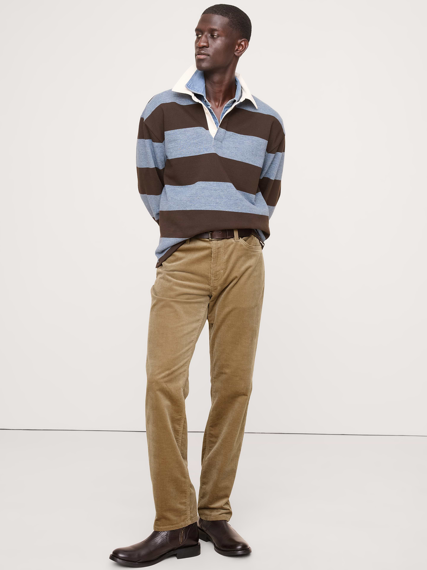 Image number 1 showing, Straight Stretch-Corduroy Traveler Pant