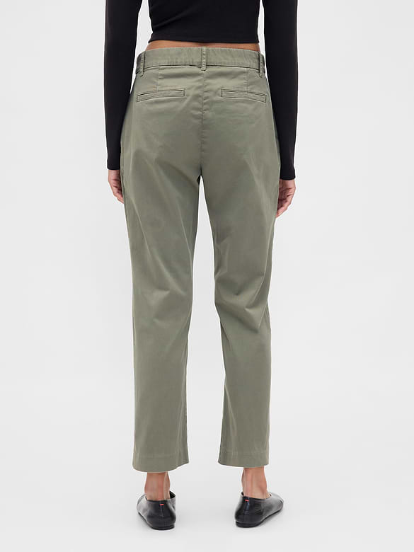 Mid Rise Khakis