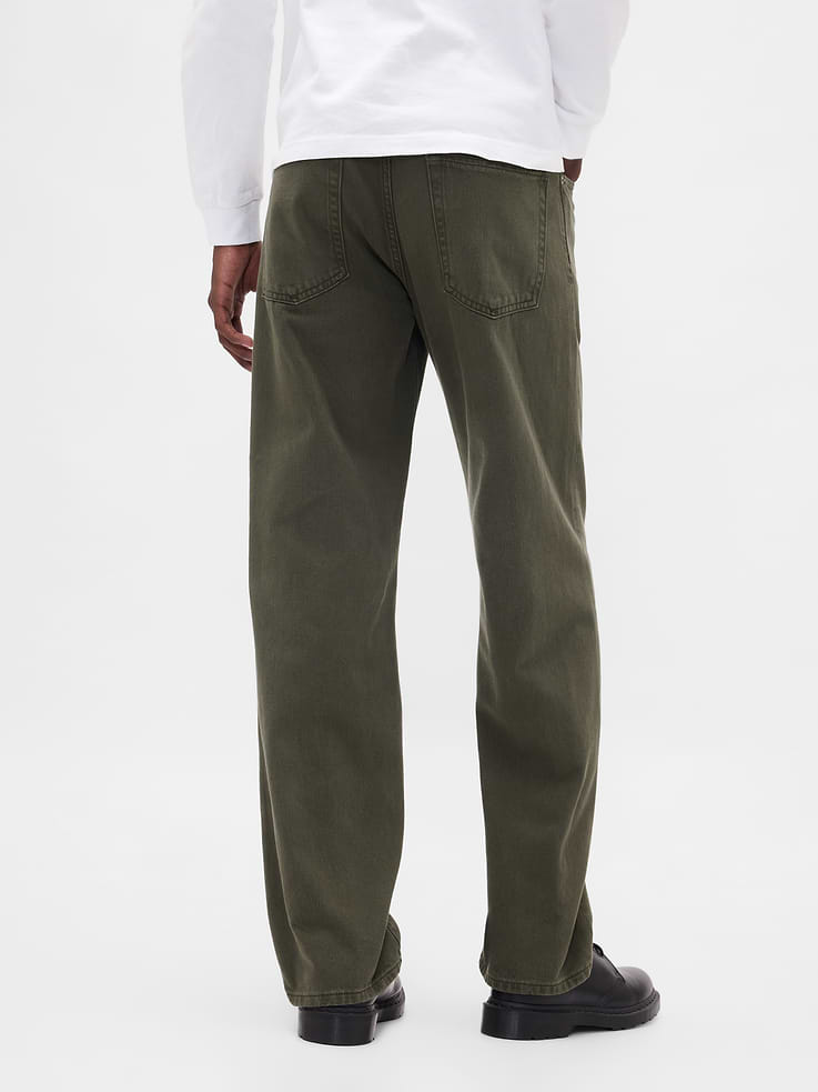 Image number 3 showing, Relaxed Straight Jeans