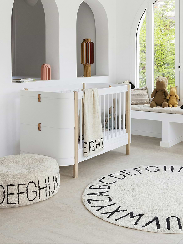 Lorena Canals Washable Rug ABC Natural Black