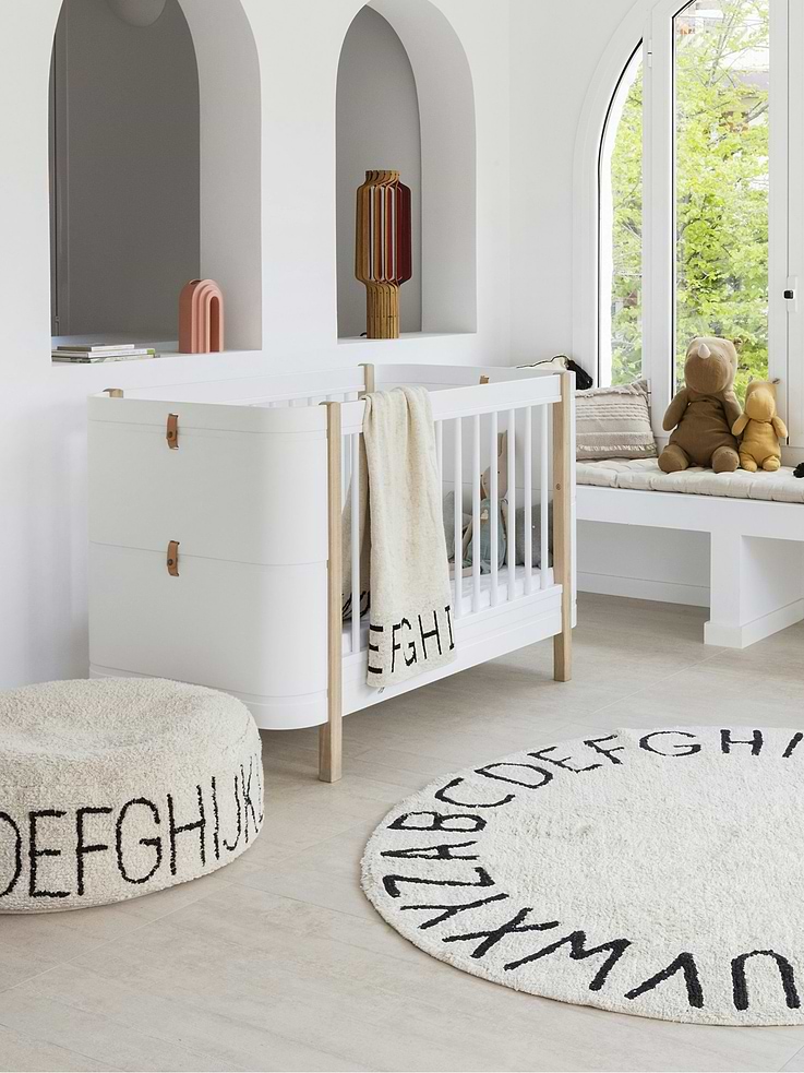 Image number 2 showing, Lorena Canals Washable Rug ABC Natural Black