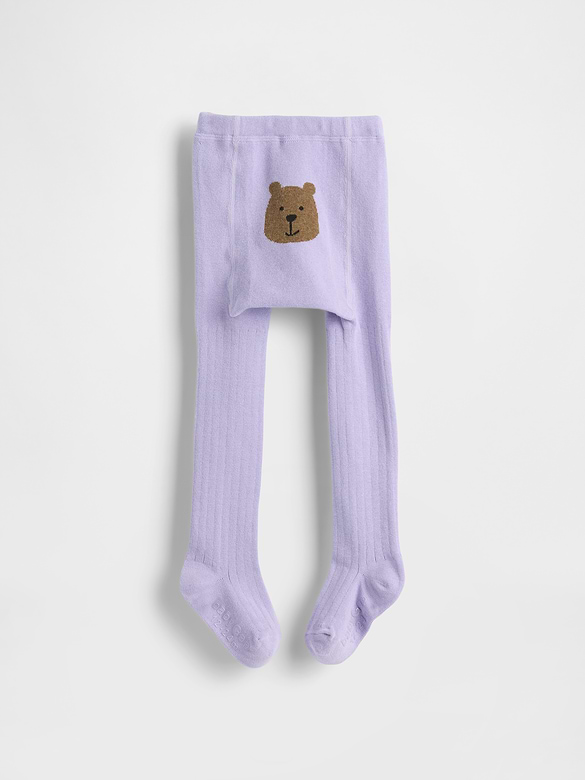 Baby & Toddler Rib Bear Tights