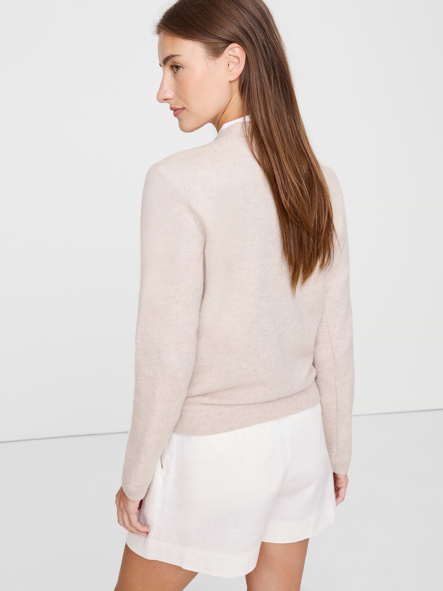 Image number 5 showing, Lightweight Cashmere Crew-Neck Sweater