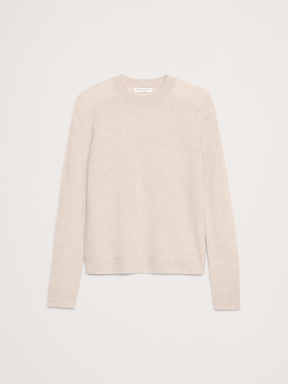 Lightweight Cashmere Crew-Neck Sweater