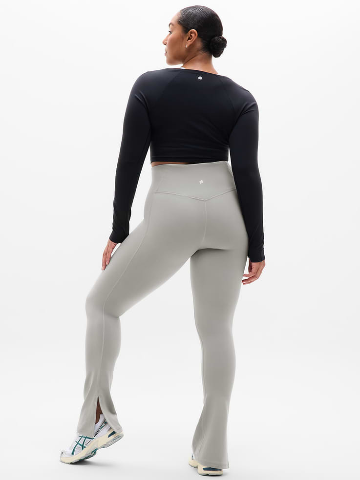 Image number 8 showing, Elation Ultra High Rise Split Slim Flare Pant