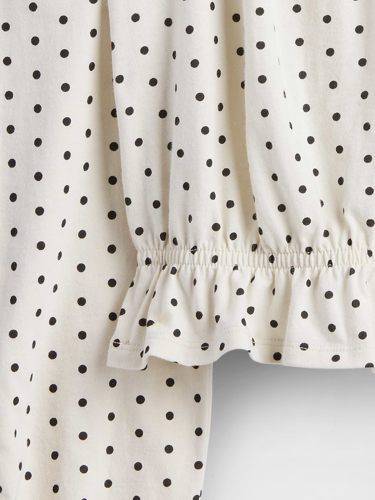 Image 5 of 5, Kids Crinkle Peplum Top