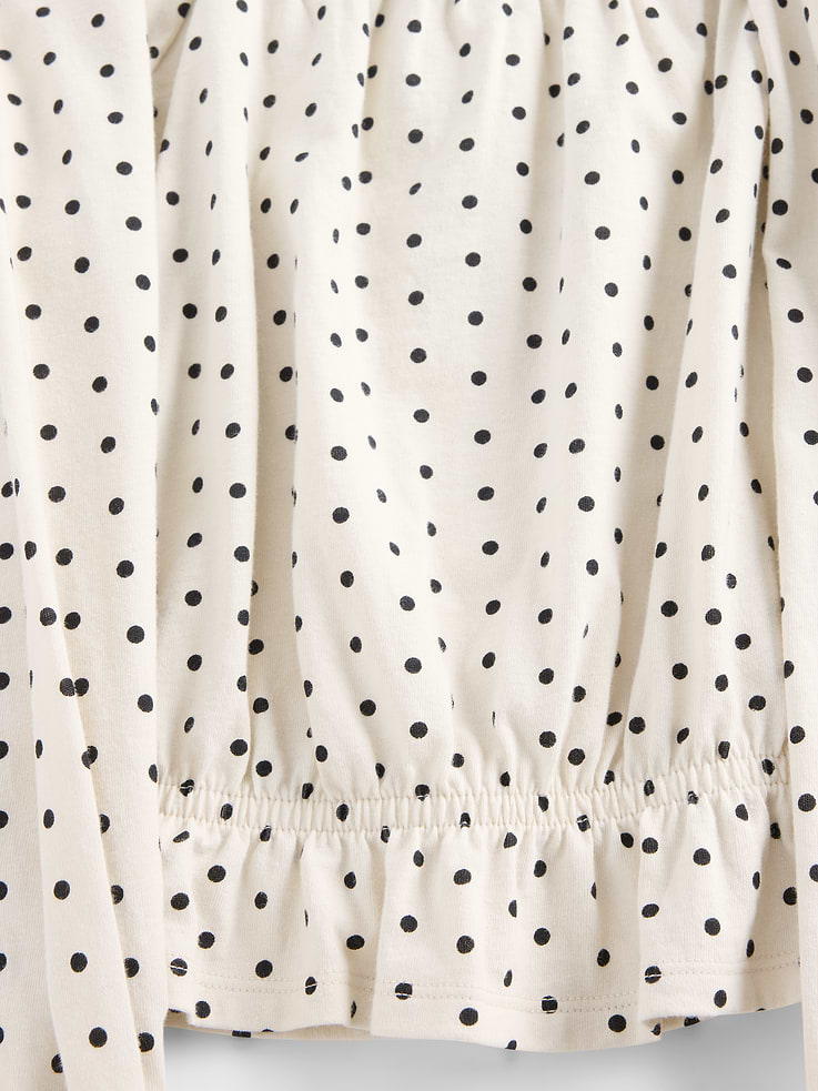 Image 4 of 5, Kids Crinkle Peplum Top