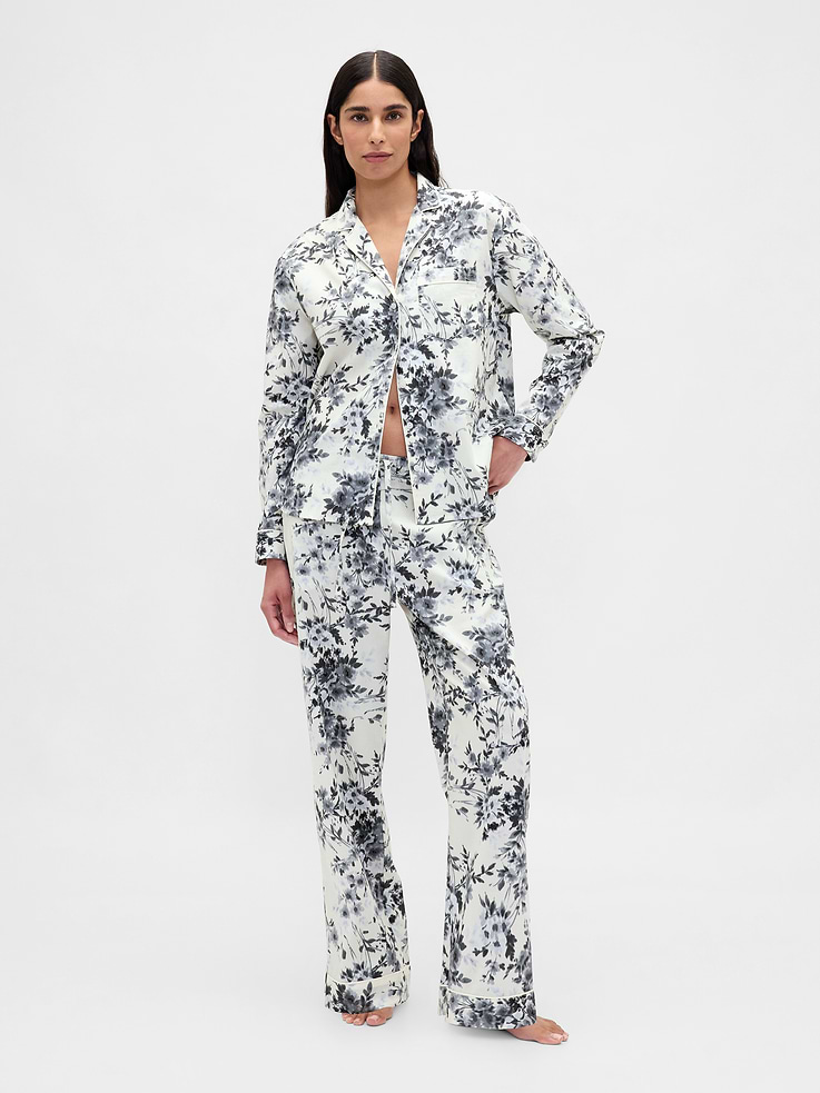 Image number 1 showing, Poplin PJ Pants