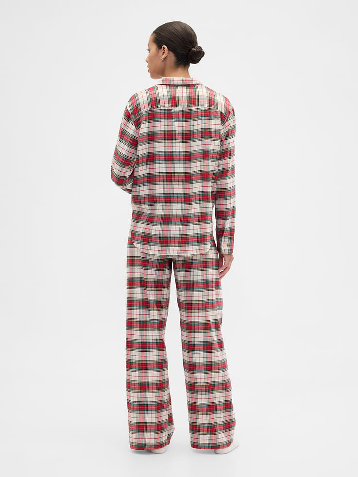 Image 2 of 4, Flannel Pull-On PJ Pants