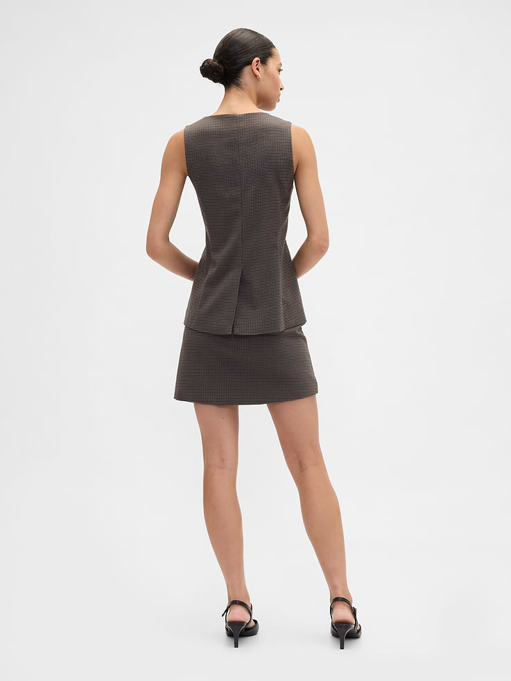 Image number 2 showing, Recycled Pull-On Mini Skirt