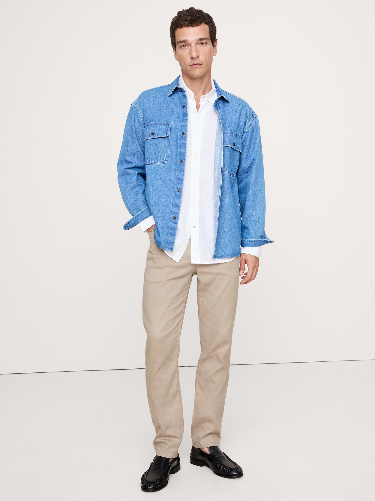 Image number 1 showing, Slim Linen-Cotton Traveler Pant