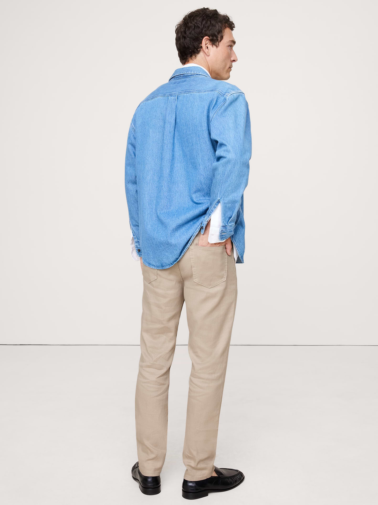 Image number 2 showing, Slim Linen-Cotton Traveler Pant