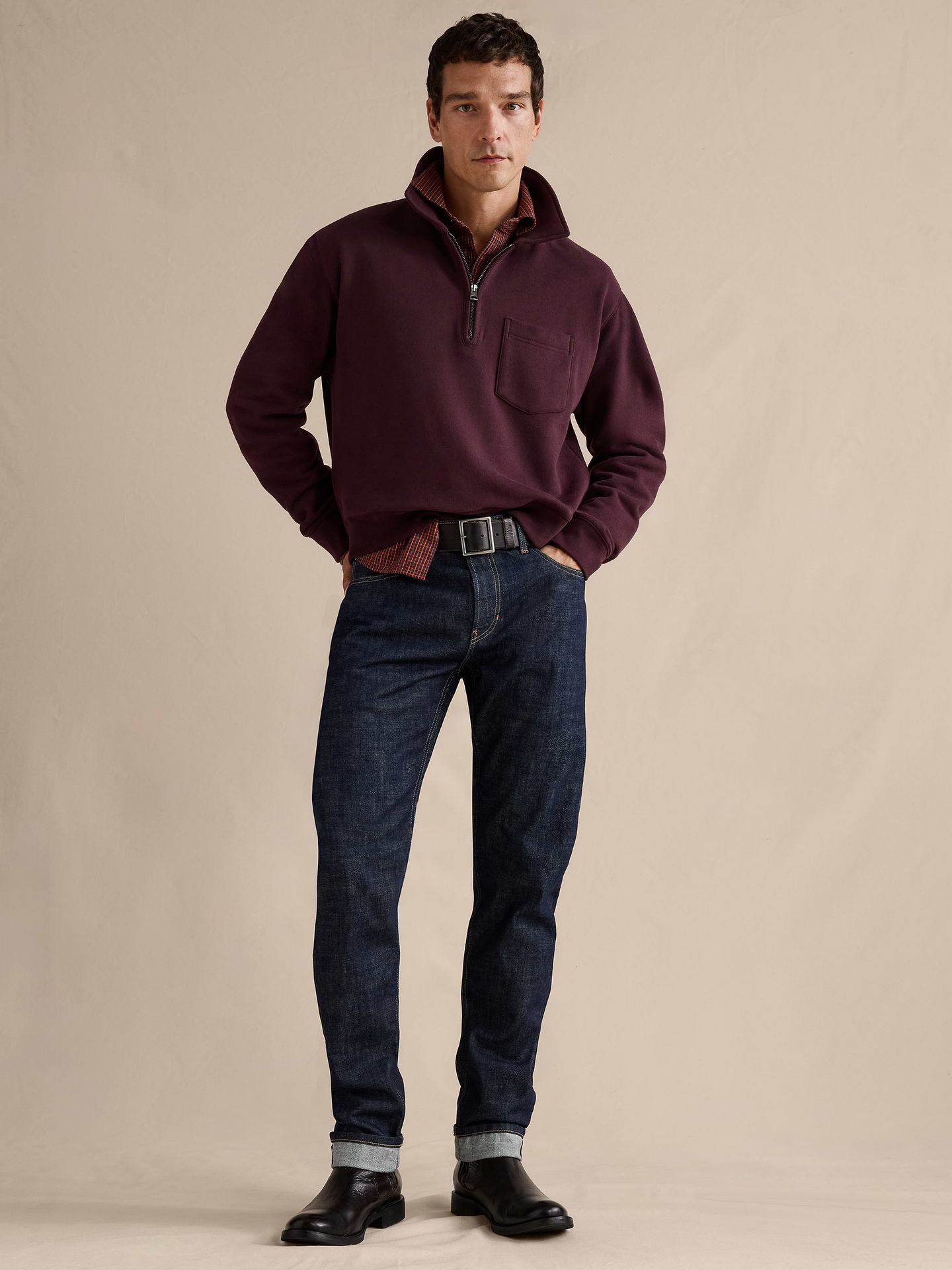 Image number 1 showing, Slim Selvedge Jean