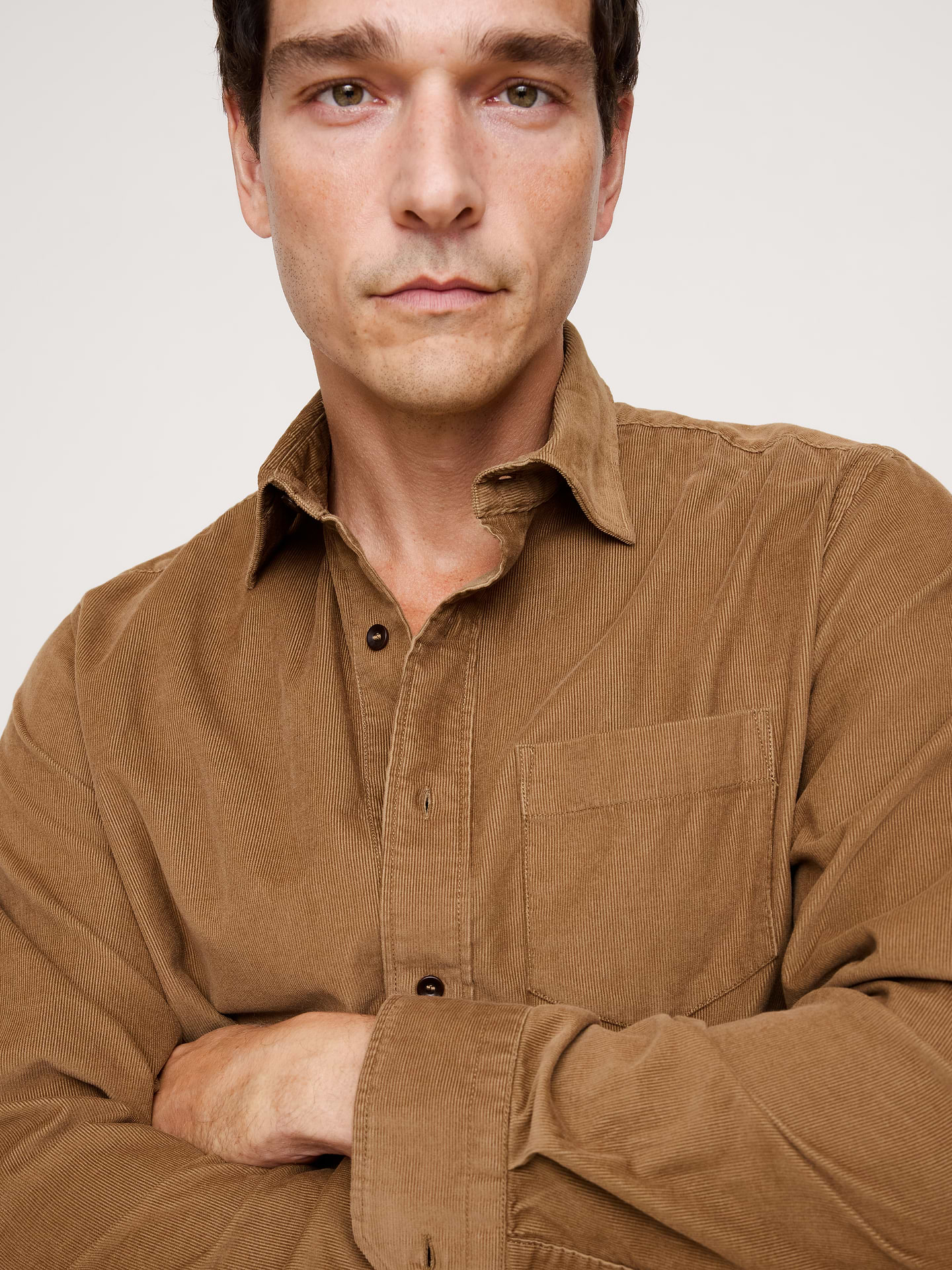 Image number 4 showing, Standard-Fit Lightweight Corduroy Shirt