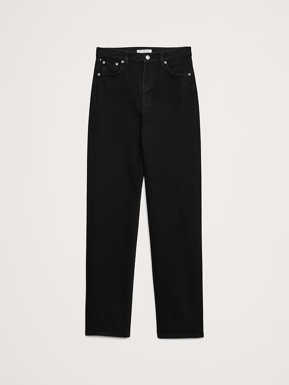 High-Rise 90S Straight Jean