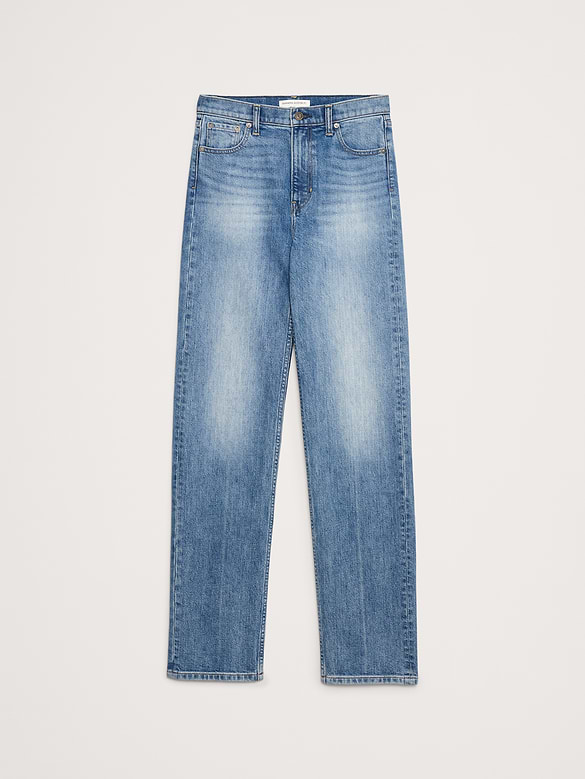 High-Rise 90S Straight Jean