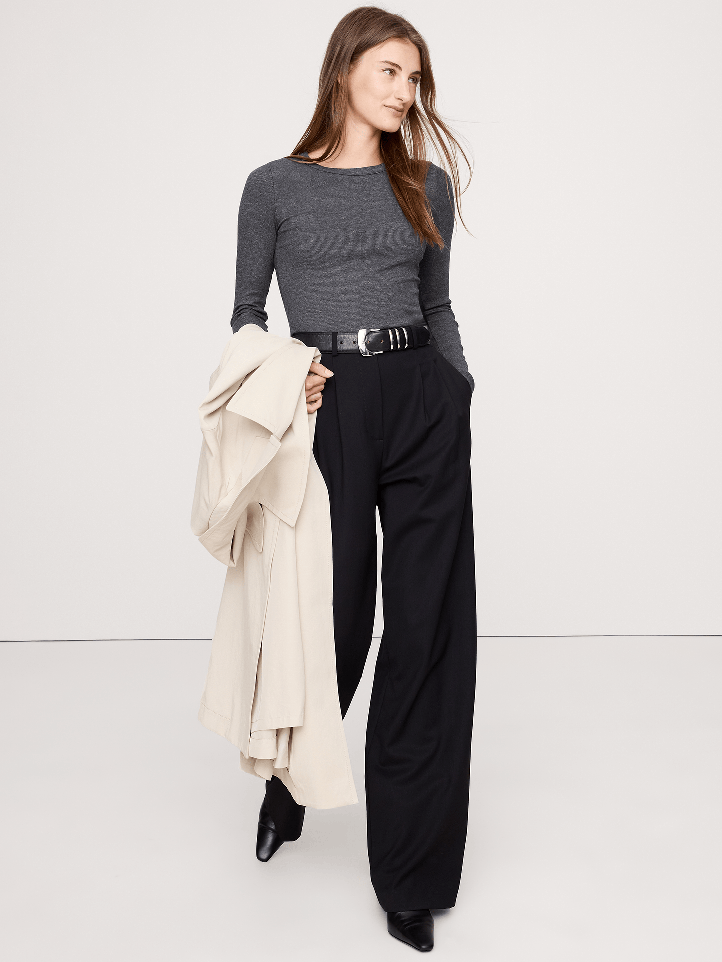 Image number 6 showing, Ribbed Crew-Neck T-Shirt