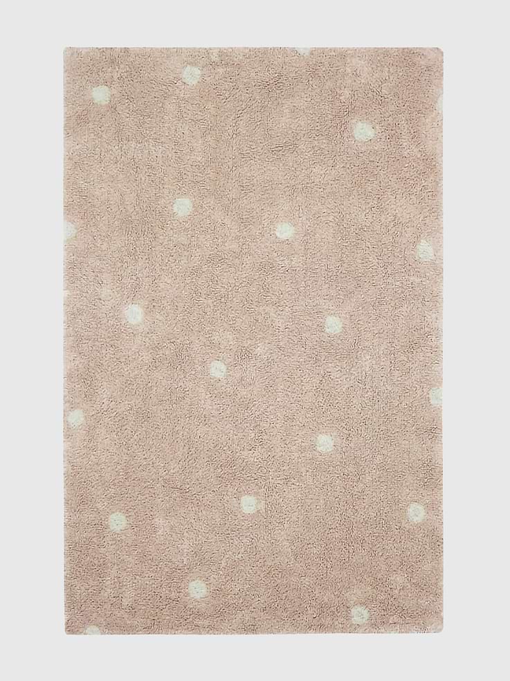 Image number 1 showing, Lorena Canals Washable Rug Mini Dot  Rose