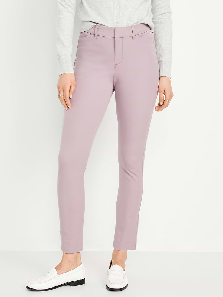 Image 2 of 9, High-Waisted Pixie Skinny Ankle Pants