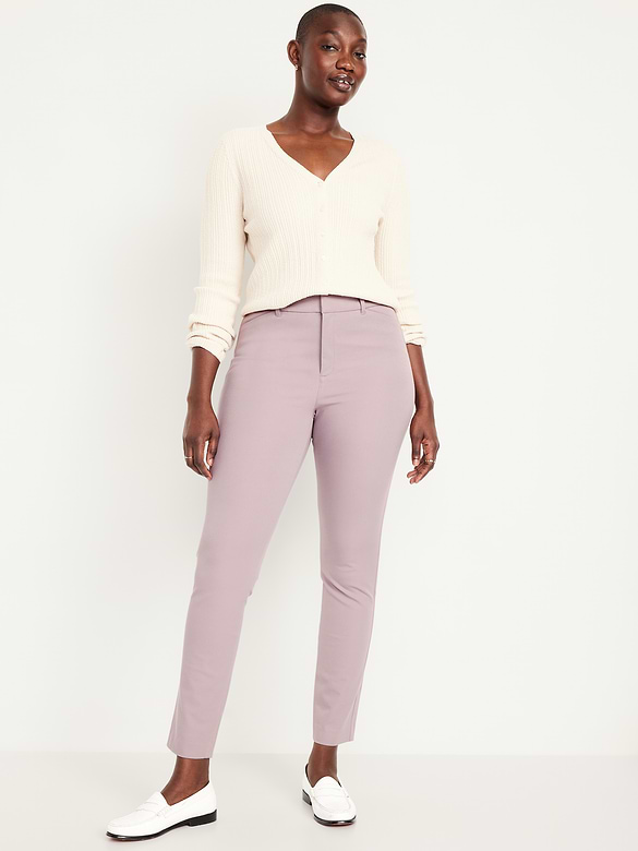High-Waisted Pixie Skinny Ankle Pants