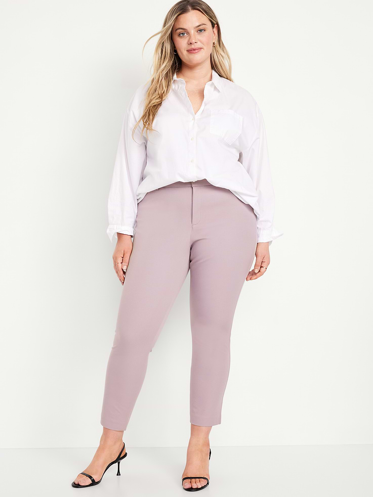 Image 8 of 9, High-Waisted Pixie Skinny Ankle Pants