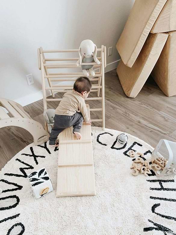 Lorena Canals Washable Rug ABC Natural Black