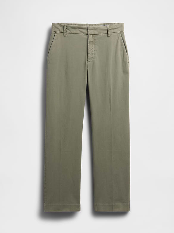 Mid Rise Khakis
