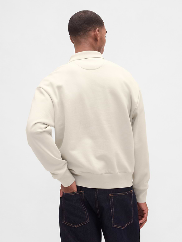 Adult Heavyweight Oversized Polo Sweatshirt