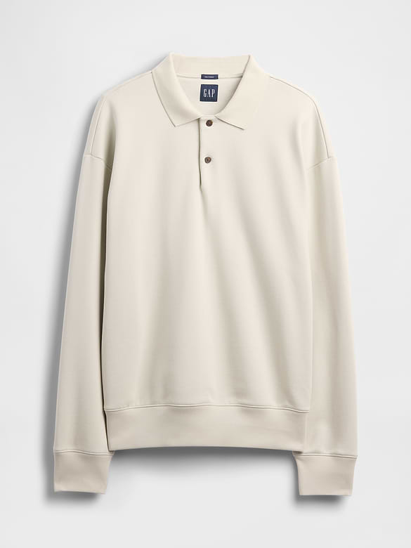 Adult Heavyweight Oversized Polo Sweatshirt