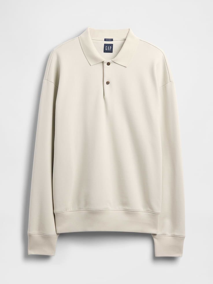 Image number 7 showing, Adult Heavyweight Oversized Polo Sweatshirt