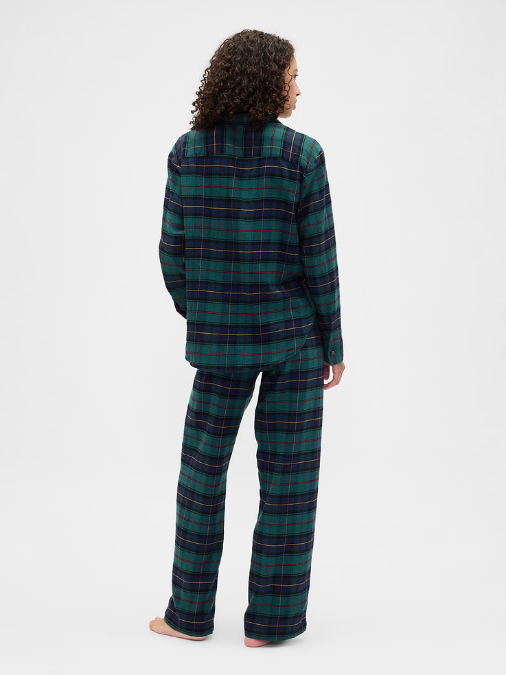 Image 2 of 4, Flannel Pull-On PJ Pants