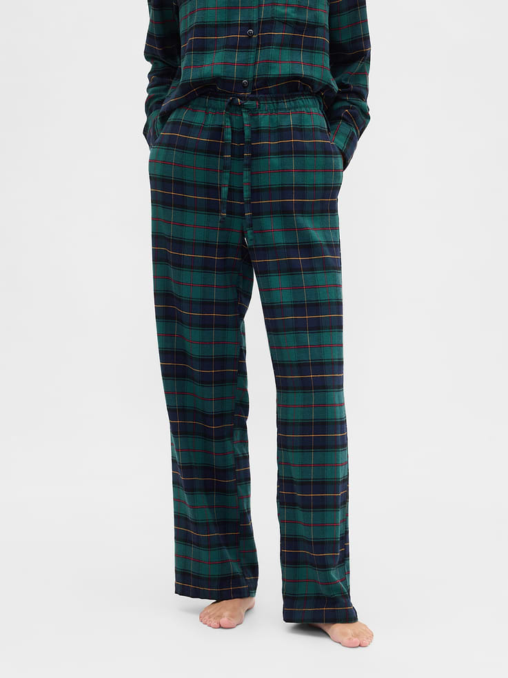 Image 3 of 4, Flannel Pull-On PJ Pants