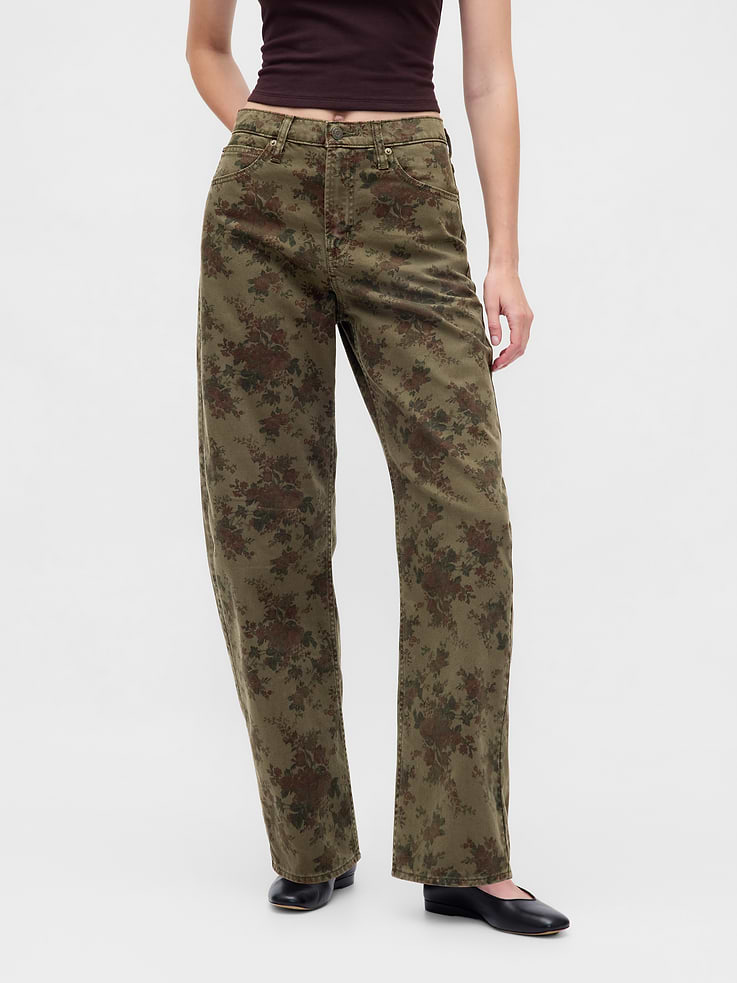 Image number 2 showing, High Rise Barrel Jeans