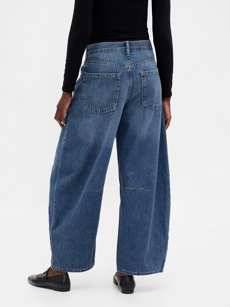 Image number 4 showing, High Rise Horseshoe Jeans