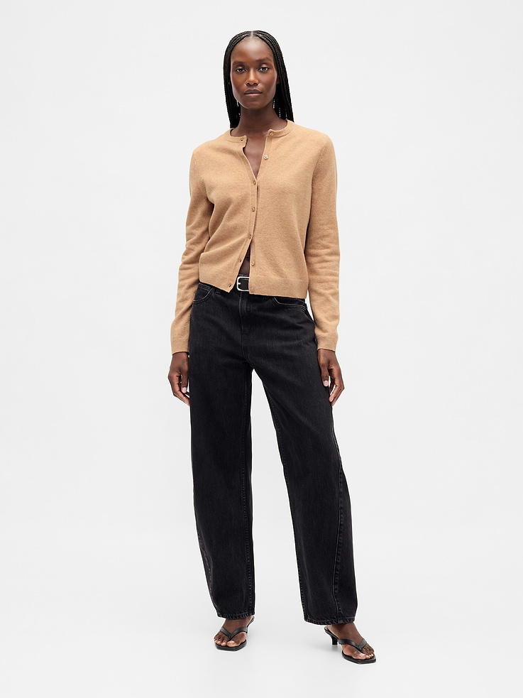 Image number 2 showing, CashSoft Crop Cardigan