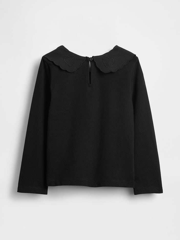 Image 2 of 3, Baby & Toddler Heart Collar Top