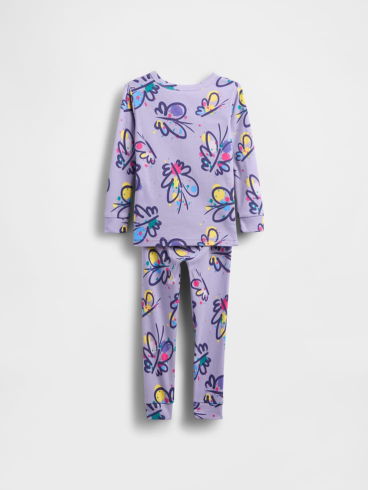 Image number 2 showing, Baby & Toddler Organic Brushed Cotton PJ Set